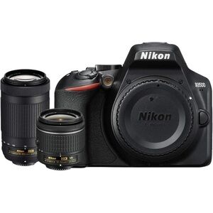 NIKON DSLR 3500 with accessories and attachments